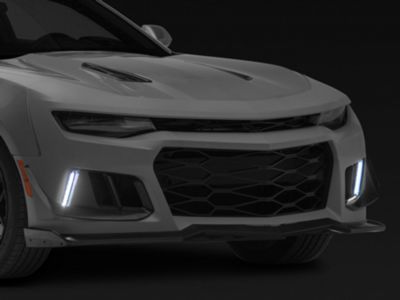MP Concepts ZL1 1LE Style Front Bumper with DRL; Unpainted (16-18 Camaro, Excluding ZL1)