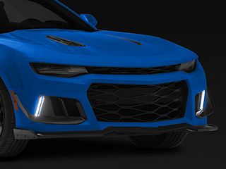MP Concepts ZL1 1LE Style Front Bumper with DRL; Unpainted (16-18 Camaro, Excluding ZL1)