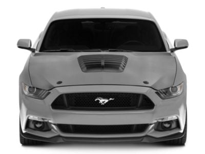 MP Concepts GT500 Style Aluminum Hood; Unpainted (15-17 Mustang GT, EcoBoost, V6)