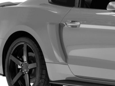MP Concepts Side Scoops with Inserts; Unpainted (15-23 Mustang)
