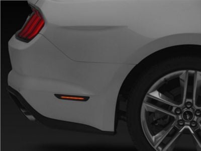 MP Concepts LED Side Marker Lights; Rear; Smoked (18-23 Mustang)