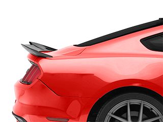 MP Concepts V-Style Rear Spoiler; Gloss Black (15-23 Mustang Fastback)