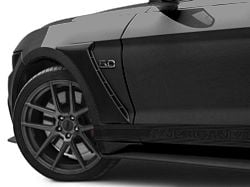 MP Concepts GT350 Style Fender Scoops; Unpainted (15-23 Mustang GT, EcoBoost, V6)