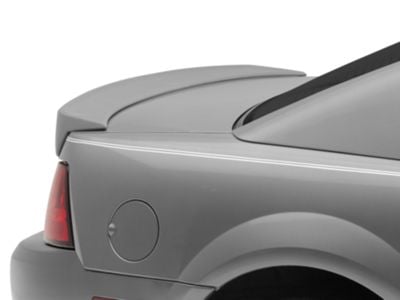 Cobra Style Rear Spoiler with with Brake Light Insert; Unpainted (99-04 Mustang)