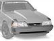 OPR Front Bumper Cover with Mustang Lettering; Unpainted (87-93 Mustang LX)