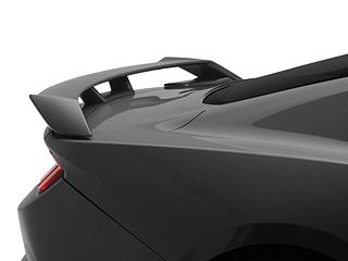GT Package Rear Spoiler; Matte Black (24-25 Mustang Fastback)