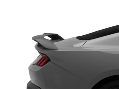 GT Package Rear Spoiler; Matte Black (24-25 Mustang Fastback)
