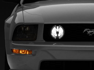 Halo Fog Lights; Clear (05-09 Mustang GT)