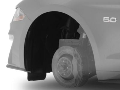 Replacement Inner Fender Liner; Front Driver Side (18-23 Mustang GT, EcoBoost)