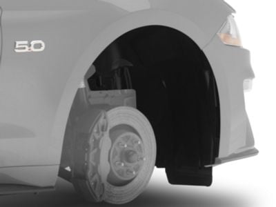 Replacement Inner Fender Liner; Front Passenger Side (18-23 Mustang GT, EcoBoost)