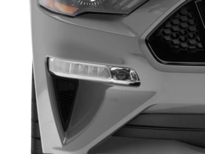 LED Fog Light & Turn Signal Assembly For 2018-2023 Ford Mustang (EcoBoost/GT) - Replaces JR3Z13200A/JR3Z13201A, Passenger & Driver Side