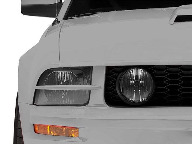 MMD Headlight Splitters; Pre-Painted (05-09 Mustang GT, V6)