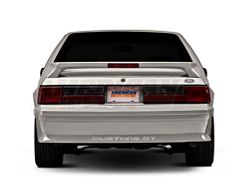 OPR Rear Bumper Cover with Mustang Lettering; Unpainted (87-93 Mustang GT)