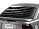 SpeedForm Rear Window Louvers; Textured ABS (94-04 Mustang Coupe)