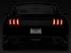 Renegade Series Sequential LED Tail Lights; Gloss Black Housing; Smoked Lens (15-23 Mustang)