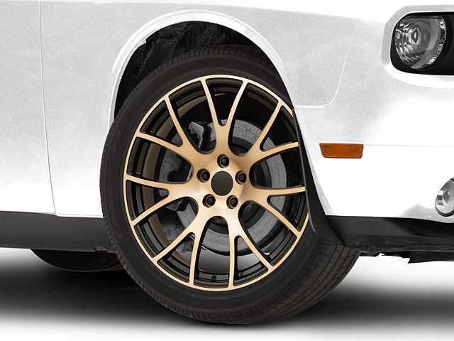 Performance Replicas PR161 Black Bronze Wheel; Rear Only; 20x10 (08-23 RWD Challenger, Excluding Widebody)