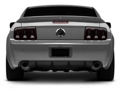 Raxiom Mustang Gen5 Tail Lights; Black Housing; Smoked Lens