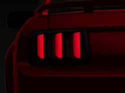 Raxiom Vector V2 LED Tail Lights; Black Housing; Smoked Lens (05-09 Mustang)