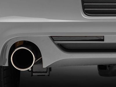 SEC10 Rear Bumper Marker Tint; Smoked (13-14 Mustang)