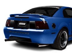 SEC10 Lower Rear Valance Accent; Gloss Black (99-04 Mustang GT, V6, Mach 1; 1999 Mustang Cobra)