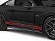 Rocker Stripes with Mustang GT Lettering; Red (15-23 Mustang)
