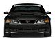 Stock Replacement Headlights; Black Housing; Clear Lens (99-04 Mustang)