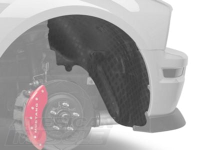 OPR Inner Fender Liner; Front Section; Passenger Side (05-09 Mustang V6)