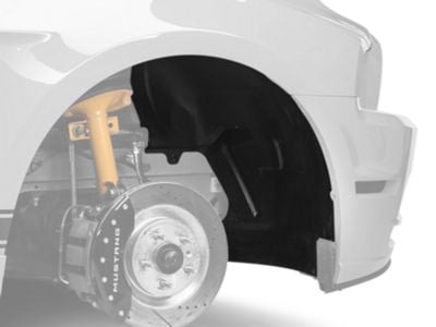 OPR Inner Fender Liner; Front Section; Passenger Side (10-14 Mustang)