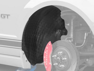 OPR Inner Fender Liner; Rear Section; Passenger Side (05-09 Mustang)