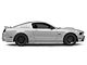 Roush Quarter Window Louvers; Pre-Painted (05-14 Mustang Coupe)