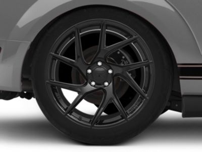 Rovos Wheels Mustang Joburg Gloss Black Wheel; Rear Only