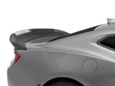 Drake Muscle Cars Wicker Bill Style Rear Spoiler; Satin Black (16-24 Camaro)