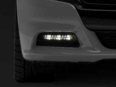 SEC10 Honeycomb Fog Light Tint; Smoked (11-23 Charger)