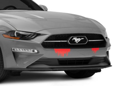 SEC10 Frightening Leaks Decal; Red (Universal; Some Adaptation May Be Required)