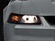Euro Headlights; Black Housing; Smoked Lens (99-04 Mustang)