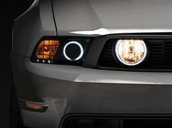 Raxiom LED Halo Fog Lights; Smoked (05-12 Mustang GT)