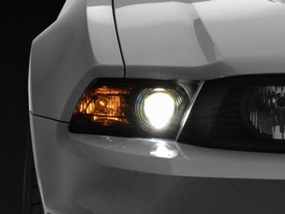 SEC10 Headlight Tint; Smoked (10-14 Mustang)