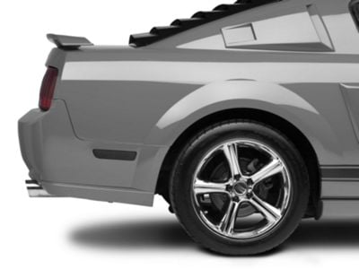 Quarter Marker Lights; Smoked (05-09 Mustang)