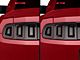SEC10 Tail Light Insert Tint; Smoked (13-14 Mustang)