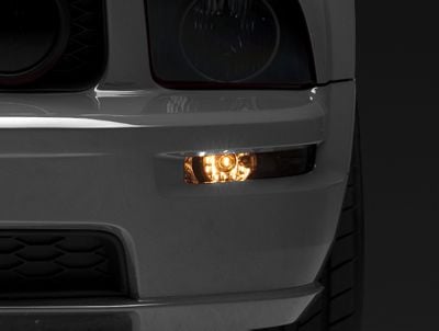 Turn Signal Lights; Smoked (05-09 Mustang)