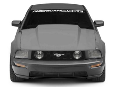 SpeedForm 3-Inch Cowl Hood; Unpainted (05-09 Mustang GT, V6)