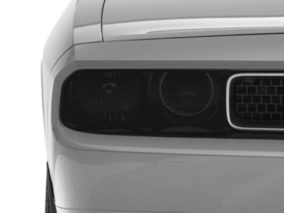 SpeedForm Headlight Covers; Smoked (08-14 Challenger)