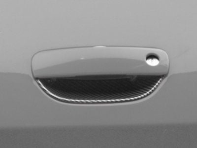 SpeedForm Outer Door Handle Trim; Carbon Fiber (15-23 Challenger)