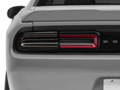 SpeedForm Tail Light Covers; Smoked (15-23 Challenger)