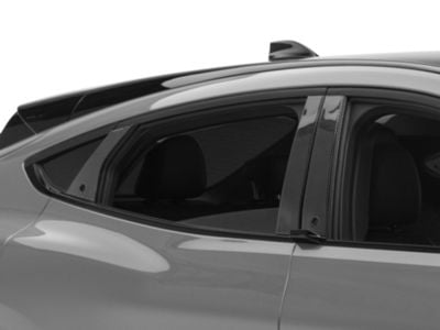 SpeedForm Exterior Pillar Trim; Carbon Fiber (21-24 Mustang Mach-E)