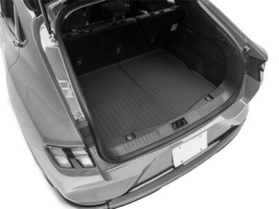 SpeedForm Molded Rear Trunk Liner; Black (21-24 Mustang Mach-E)
