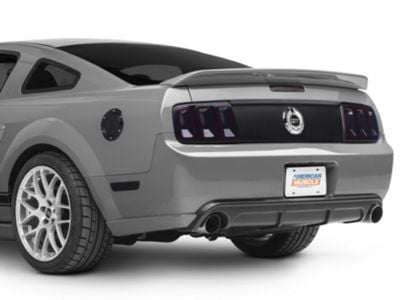 SpeedForm Decklid Blackout Decal; Matte Black (05-09 Mustang)