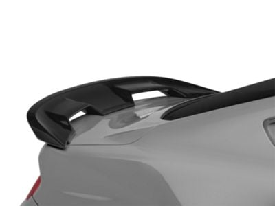 SpeedForm 2019 GT350 Style Rear Spoiler; Shadow Black (15-23 Mustang)