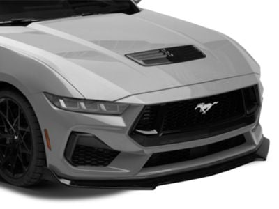 SpeedForm 3-Piece Chin Spoiler; Gloss Black (2024 Mustang GT, EcoBoost)