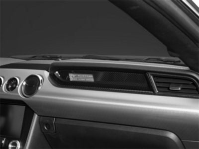 SpeedForm Passenger Dash Trim; Carbon Fiber Style (15-23 Mustang)